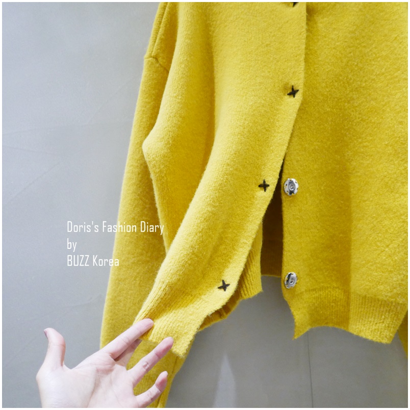 ♣ 厚羊毛XX黃色針織小外套