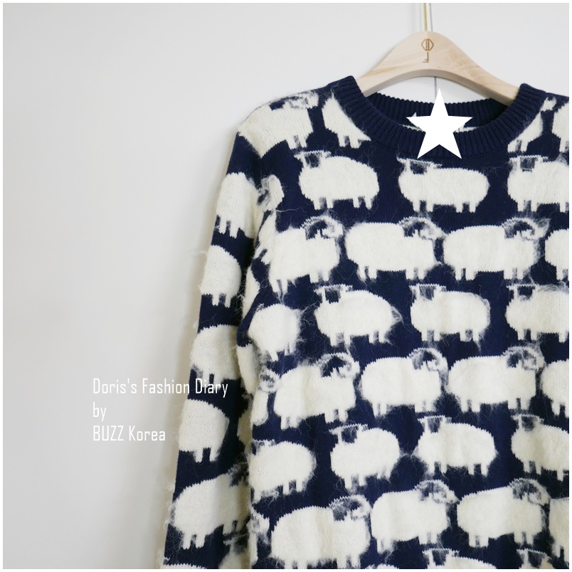 ♣  C014 滿版立體小綿羊羊毛毛衣