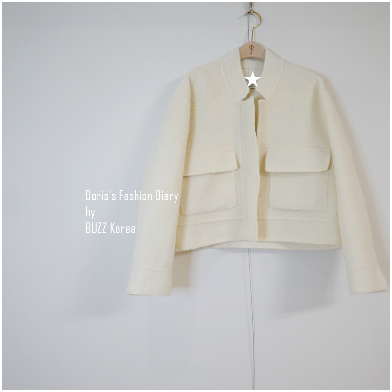 ♣  D003  可愛羊毛短夾克外套  (不二價)