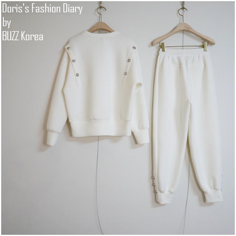 ♣ F037 Doriss Fashion Diary 訂製超舒服太空棉套裝