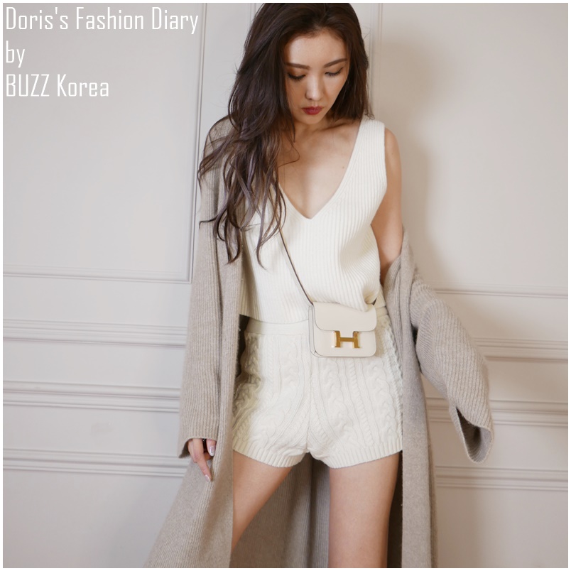 ♣ G001 Doriss Fashion Diary 訂製羊毛開襟長罩衫外套