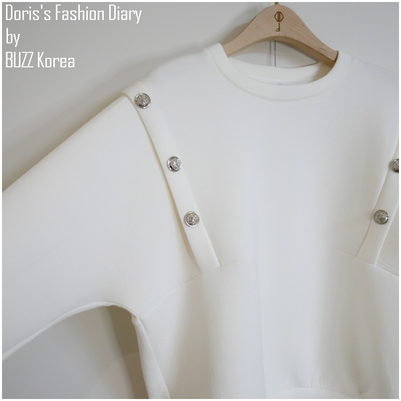 ♣ G002 Doriss Fashion Diary 訂製超舒服太空棉套裝 白色 (不拆售)