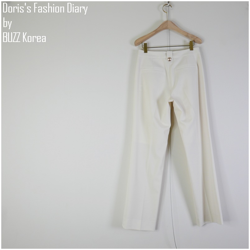 ♣ K036 Doriss Fashion Diary 訂製俐落華麗金釦9分西裝褲