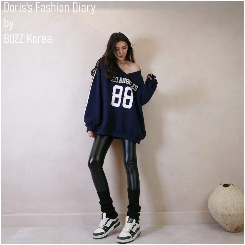 ♣ Q038 Doriss Fashion Diary 訂製超彈性仿皮leggings
